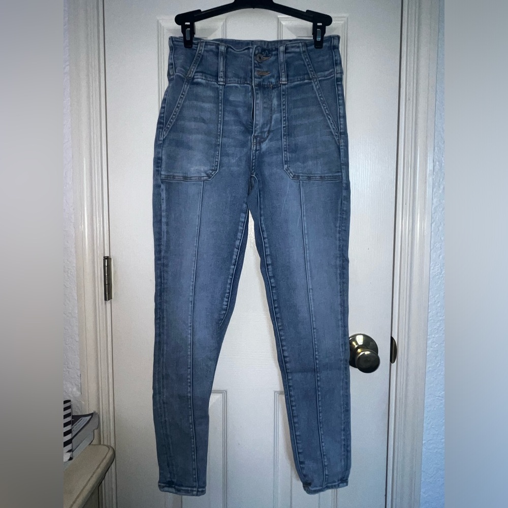 Next level stretch light blue American Eagle Jeans